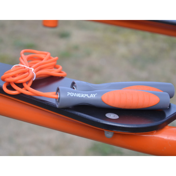 Скакалка PowerPlay 4204 Classic Jump Rope Помаранчева (2,7m.)