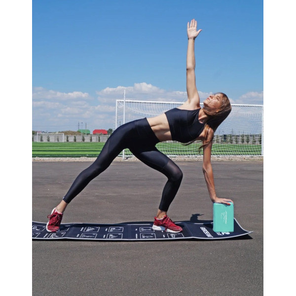 Блок для йоги 2 шт. (пара) PowerPlay 4006 Yoga Brick EVA Мятні