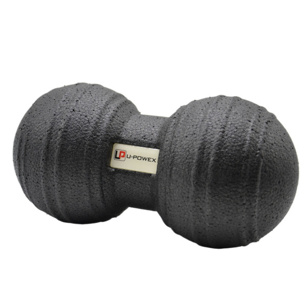 Масажний м'яч подвійний U-POWEX Epp foam peanut ball (d12*24cm.) Black