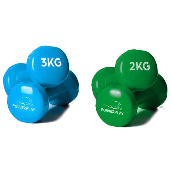 Набір гантелей в кейсі 12 кг. PowerPlay 4118 Fitness Dumbells (2шт.*1кг. 2шт.*2кг. 2шт.*3кг.)
