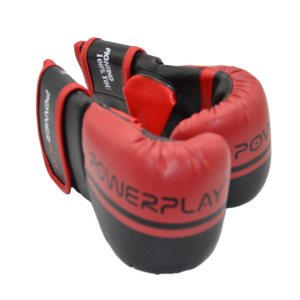 Снарядні рукавиці PowerPlay 3025 Чорно-Червоні S