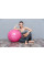 М'яч для фітнесу (фітбол) Power System PS-4018 Ø85 cm PRO Gymball Pink