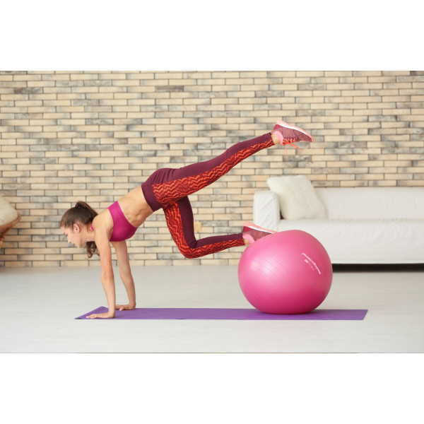 М'яч для фітнесу (фітбол) Power System PS-4018 Ø85 cm PRO Gymball Pink