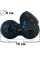 Набір м'ячів для масажу та йоги PowerPlay PP_4090 EPP (Комплект з 2 штук) Blue