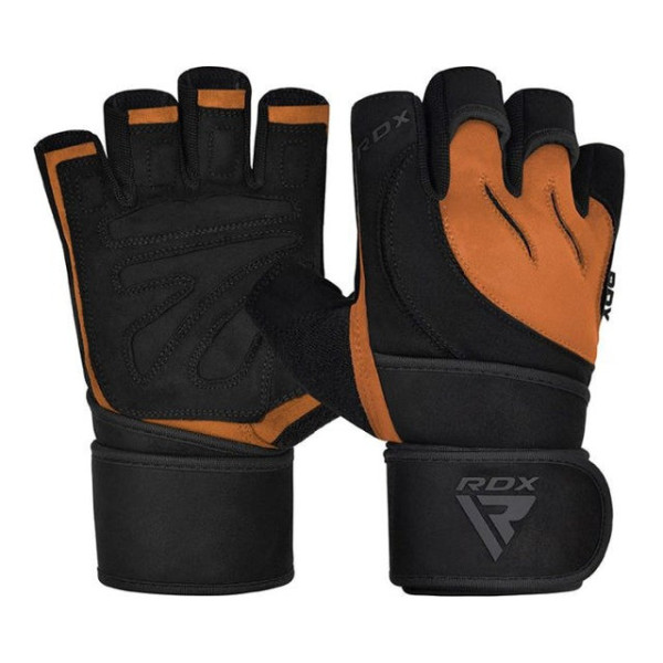 Рукавички для фітнесу RDX MICRO TAN/BLACK PLUS-M