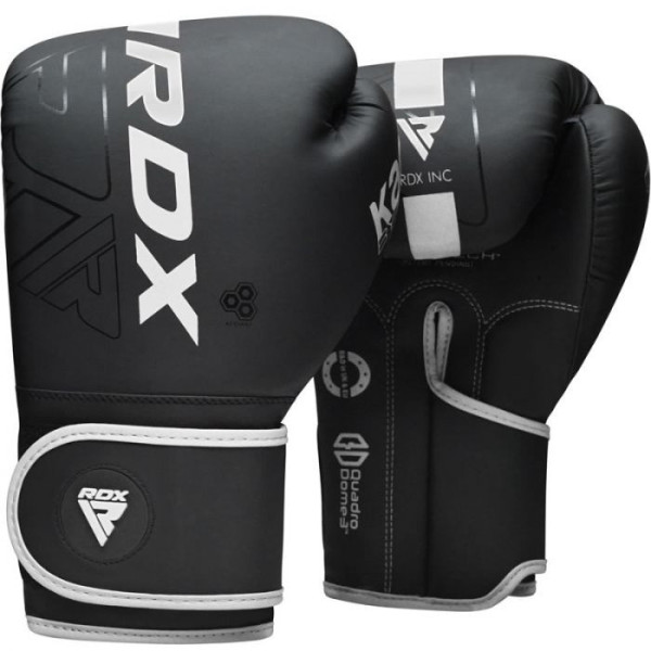 Боксерські рукавиці RDX F6 Kara Matte White 8 унцій (капа в комплекті)