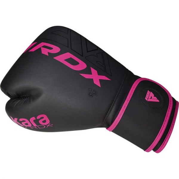 Боксерські рукавиці RDX F6 MATTE PINK-10OZ (капа в комплекті)