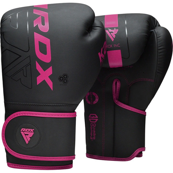 Боксерські рукавиці RDX F6 MATTE PINK-10OZ (капа в комплекті)