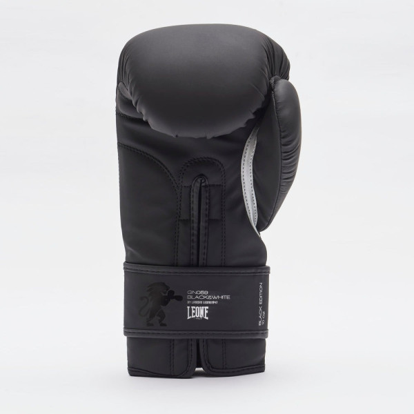 Боксерські рукавиці Leone GN059 Black/White 14 унцій (капу в комплекті)