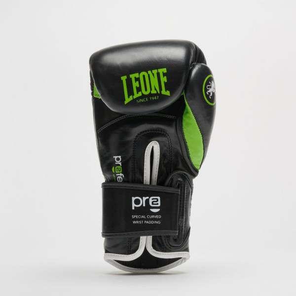 Боксерські рукавиці Leone GN115 PROFESSIONAL 2 Black 16 унцій (бинти 4 м. в комплекті)