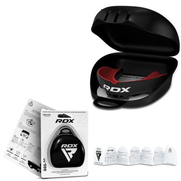 Капа RDX 3w доросла (вік 12+) Black/Red