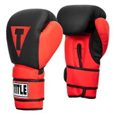Боксерські рукавиці TITLE Boxing Guts and Glory Black/Red XL 16oz