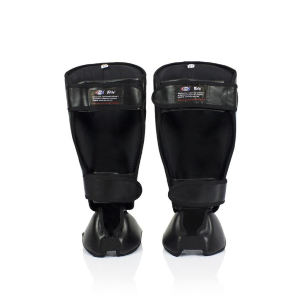 Захист гомілки та стопи Fairtex SP7 Shin Pads Black L
