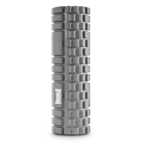 Масажний ролик (роллер) PowerPlay 4404 Massage Roller Сірий (45x14см.)