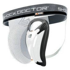 Захист паху Shock Doctor Supporter with Protective Cup - White, L