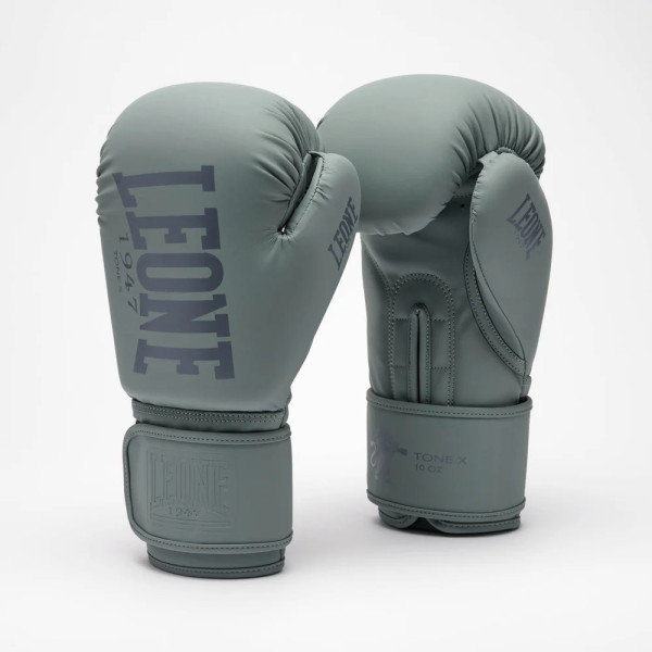 Боксерські рукавиці Leone GN058 TONE X Light grey 14 унцій