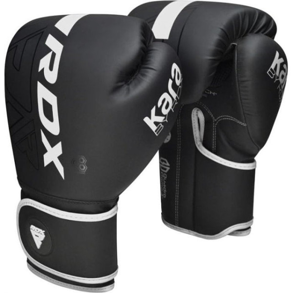 Боксерські рукавиці RDX F6 Kara Matte White 8 унцій (капа в комплекті)