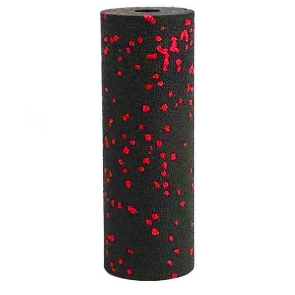 Масажний ролик (роллер) гладкий PowerPlay PP-4346 Mini EPP Foam Roller Чорно/Червоний (15x5,3см.)