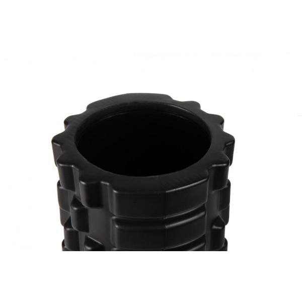 Масажний ролик (роллер) PowerPlay 4342 Massage Roller Чорний (30x10см.)