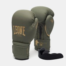 Боксерські рукавиці Leone GN059G MILITARY EDITION Green 16 унцій (капу в комплекті)