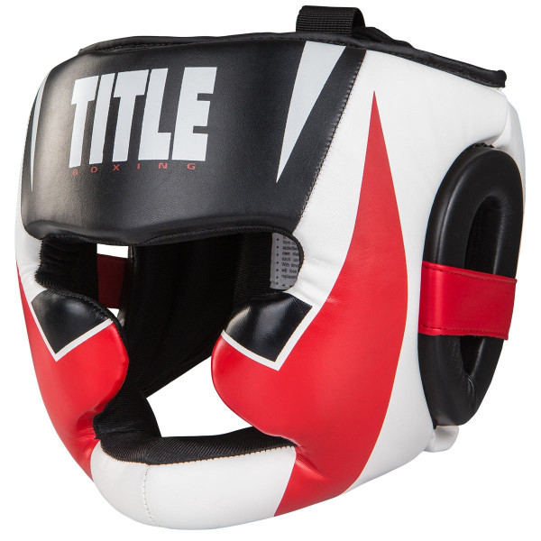 Боксерський шолом TITLE MMA Command Full Black/Red/White L