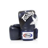 Боксерські рукавиці Fairtex BGV1 Nation Print Blue 12 унцій