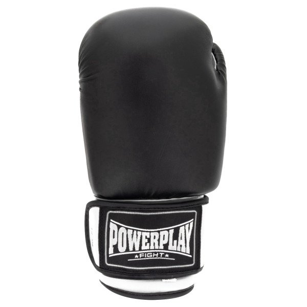 Боксерські рукавиці PowerPlay 3004 Classic Чорно-Білі 16 унцій