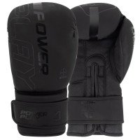Боксерські рукавиці PowerPlay 3024 Ultra Mat Чорні 8 унцій
