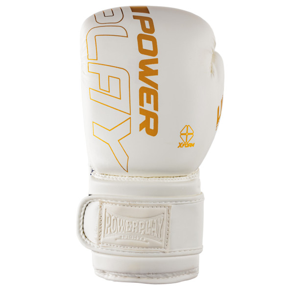 Боксерські рукавиці PowerPlay 3089 Alpha Білі 10 унцій