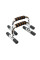 Упори для віджимань Power System PS-4005 Push Up Stand (Прямі)