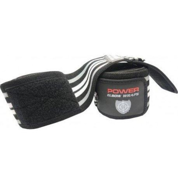 Бинти на коліна Power System PS-3700 Knee Wraps Grey/Black (пара)