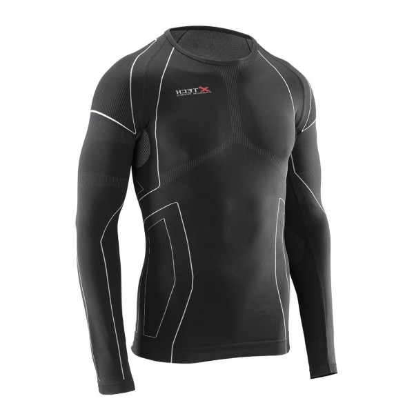 Термокофта (лонгслів) X TECH Maglia Race 3 Munica Lunga giroc Nero S/M Чорна