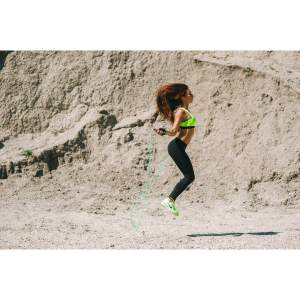 Скакалка PowerPlay 4204 Classic Jump Rope Зелена (2,7m.)