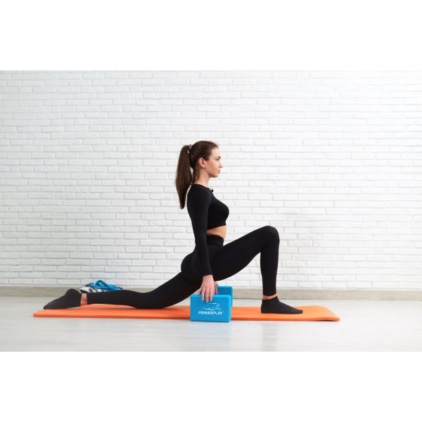 Блок для йоги PowerPlay 4006 Yoga Brick Синій