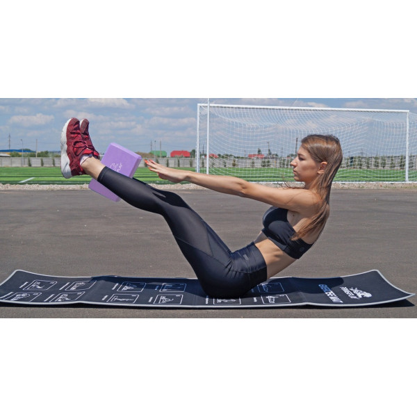 Блок для йоги PowerPlay 4006 Yoga Brick Фіолетовий