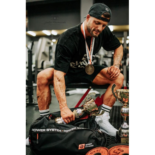 Сумка спортивна Power System PS-7012 Gym Bag-Dynamic Black/Red (38л)