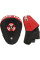 Лапи боксерські RDX T1 Curved Red/Black