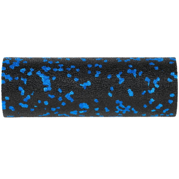Масажний ролик (роллер) гладкий PowerPlay PP-4346 Mini EPP Foam Roller Чорно/Синій (15x5,3см.)