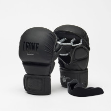 Рукавиці греплінгові для ММА Leone BLACK Edition M (капа в комплекті)