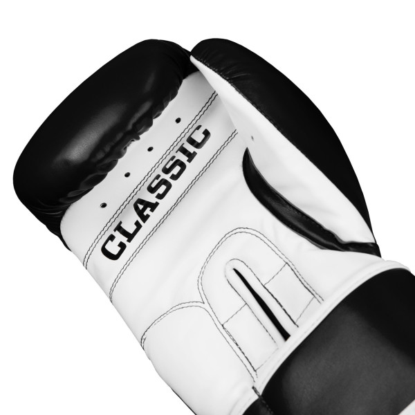 Боксерські рукавиці TITLE Classic Pro Style 3.0 Black/White 14 oz