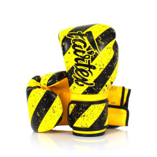 Боксерські рукавиці Fairtex BGV14Y Yellow/Black 14 унцій