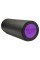 Масажний ролик (роллер) гладкий PowerPlay 4021 Fitness Roller Чорно-фіолетовий (30x15см.)
