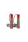 Скакалка PowerPlay 4206 Jump Rope PRO+ Сіро-червона (2,75m.)