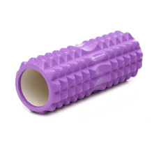 Масажний ролик (роллер) PowerPlay 4405 EVA Massage Roller Фіолетовий (33x12см.)