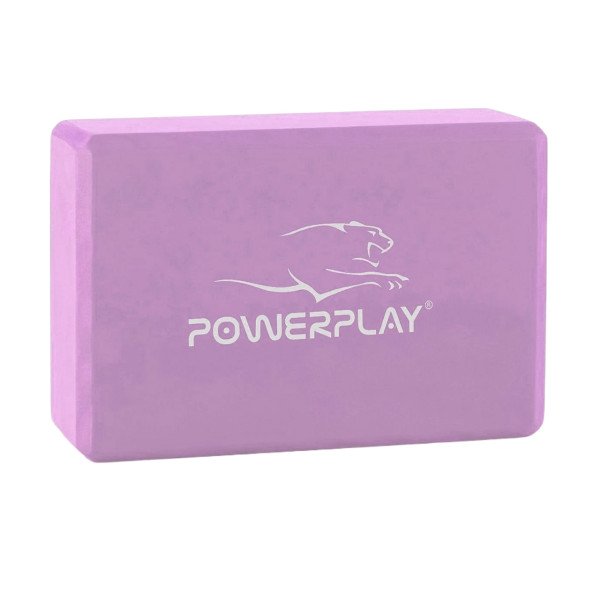 Блок для йоги PowerPlay 4006 Yoga Brick Фіолетовий
