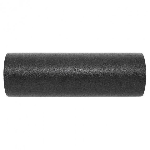 Масажний ролик (роллер) гладкий PowerPlay 4021 Fitness Roller Чорний (30x15см.)
