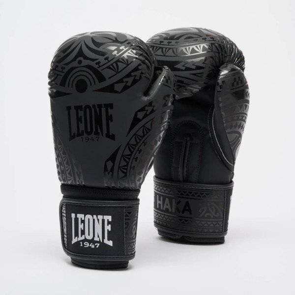 Боксерські рукавиці Leone GN329 HAKA Black 10 унцій