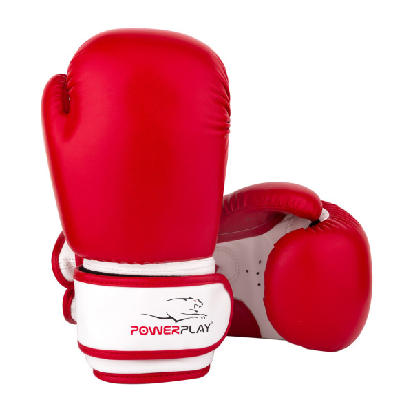 Боксерські рукавиці PowerPlay 3004 JR Classic Червоно-Білі 6 унцій