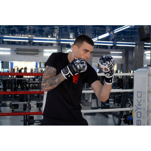 Рукавички для Karate PowerPlay 3092KRT Чорні-Білі XL