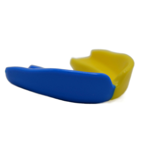 Капа боксерська PowerPlay 3311 SR Синьо-Жовта